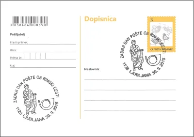 ZADNJI DAN POŠTE OB RIMSKI CESTI